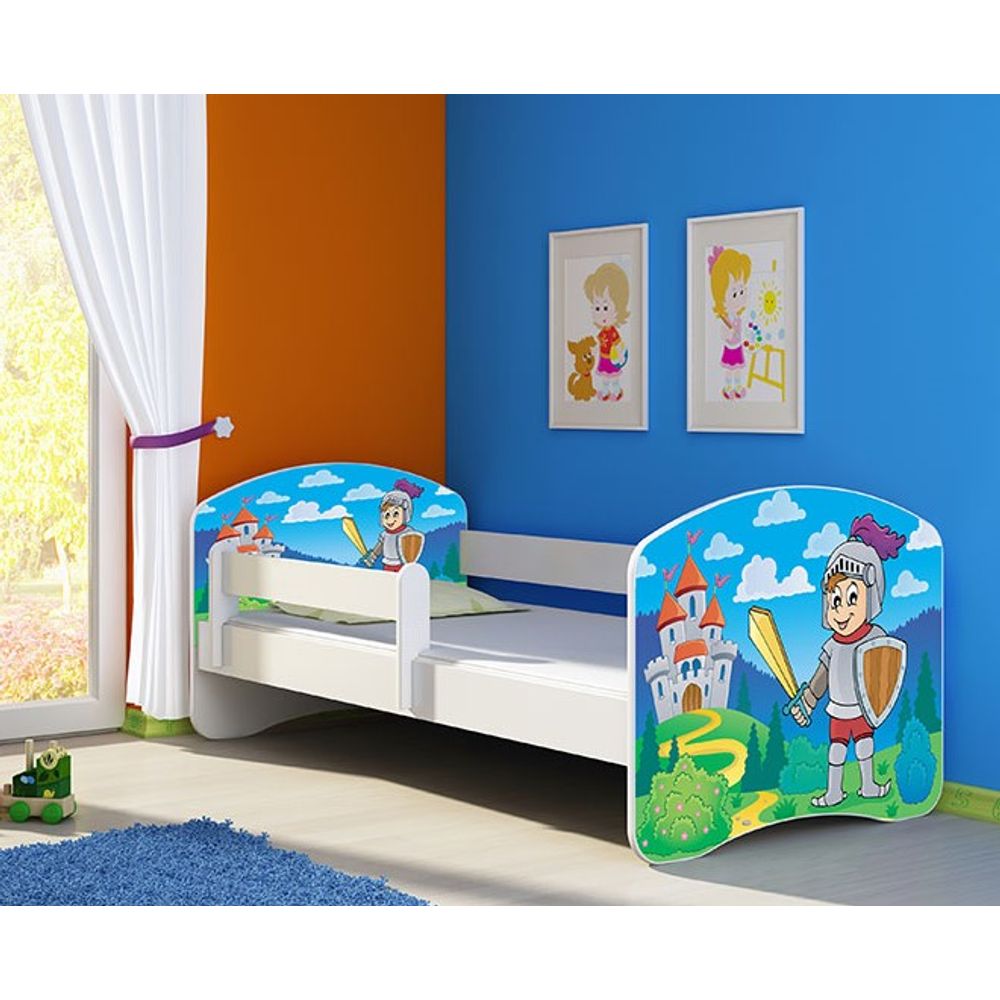 ACMA Dječiji krevet Acma II White - 180x80cm - Dezen 32 slika 1