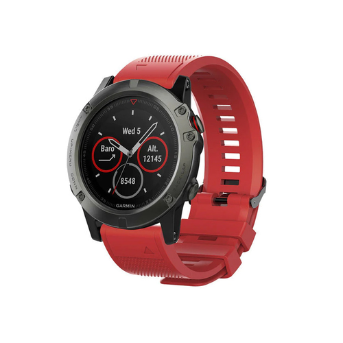 Narukvica sporty za Garmin Fenix 3/5X/6X smart watch 26mm tamno crvena slika 1