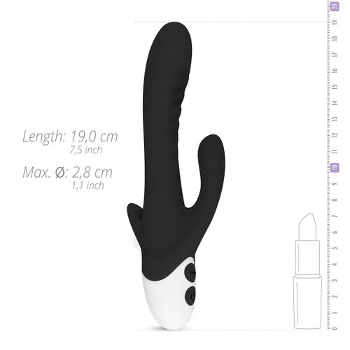 Vibrator Stellar Vibe Rabbit, crni slika 6