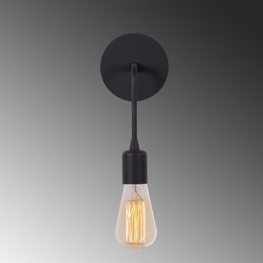 Zidna lampa Dartini - MR - 887 u crnoj boji slika 4