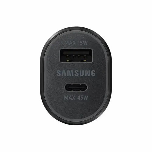 Samsung auto punjač Type C 45W & Usb A 15W + Kabl type C-Type C crna slika 2