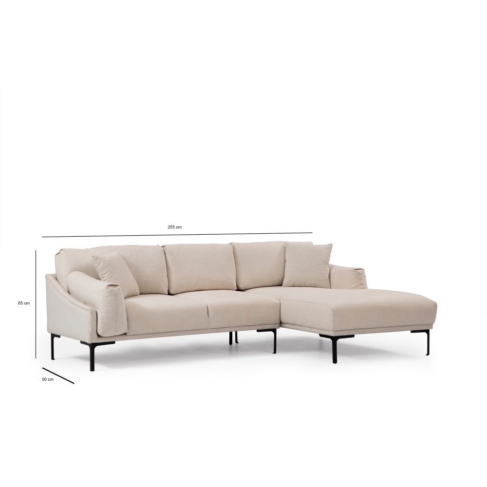 Leo Kutna Sofa Desna - Krem slika 7