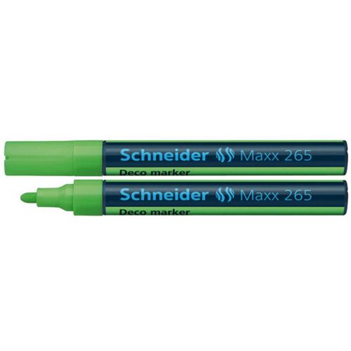 Flomaster Schneider Deco Marker Maxx 265 tekuća kreda 2-3 mm svijetlozeleni S126511 slika 1