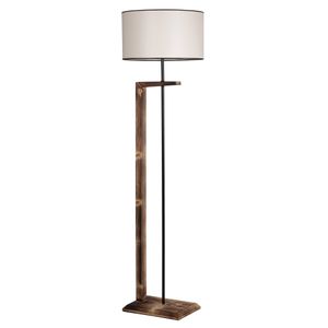 Menekşe Yanık Ahşap Lambader Silindir Finli Krem Abajurlu Brown
Cream Floor Lamp