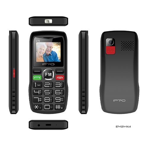 IPRO Senior F188 black Feature mobilni telefon 2G/GSM/1000mAh/32MB/DualSIM/Srpski jezik slika 2