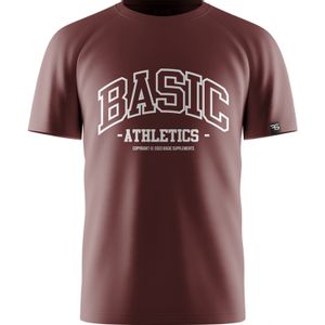 BASIC ATHLETICS SHIRT -  M,  Ruby