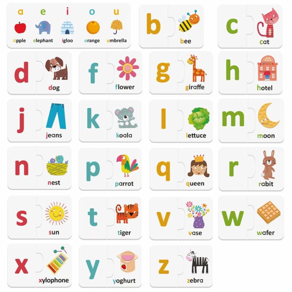 HEADU Edukativne puzzle Touch & Play My First English ABC slika 2