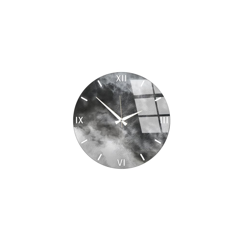 Decorative glass wall clock Huhu349 - 40 x 40, colour: multicolor slika 2