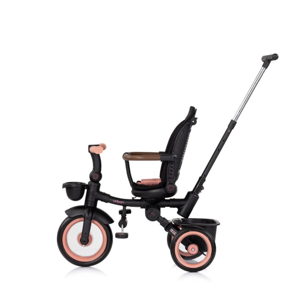 Chipolino Sklopivi tricikl sa rotirajućim sjedištem Urban Trkub02505pm, Pink Marshmallow slika 6