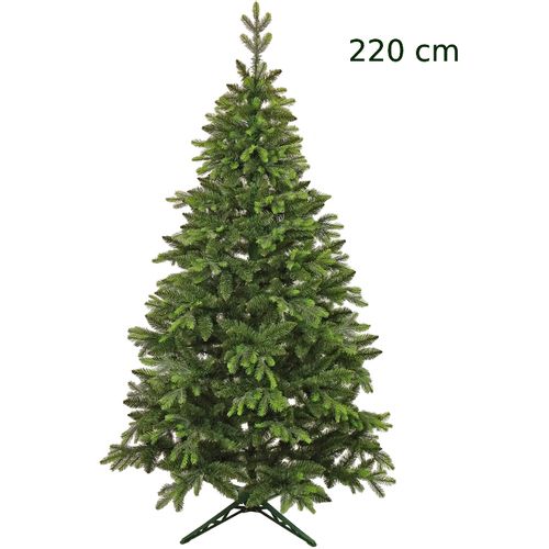 Umjetno božićno drvce - SMREKA NATURAL PE+PVC - 220cm slika 1