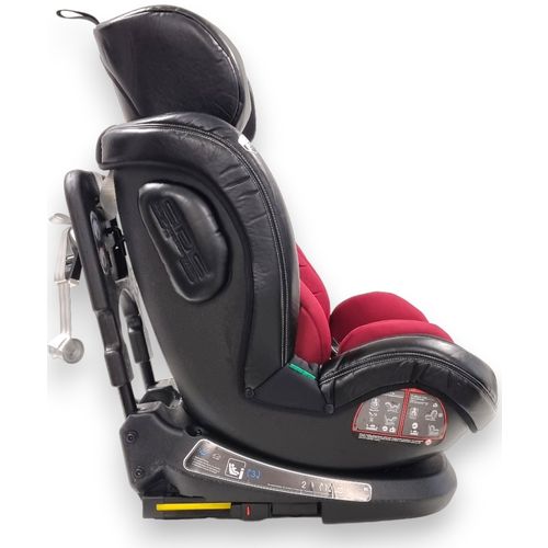 BBO Auto Sedište I-Size Comfort Plus Isofix - Black & Maroon Red slika 7