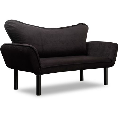 Atelier Del Sofa Dvosjed na razvlačenje CHATTO crni, Chatto - Black slika 4