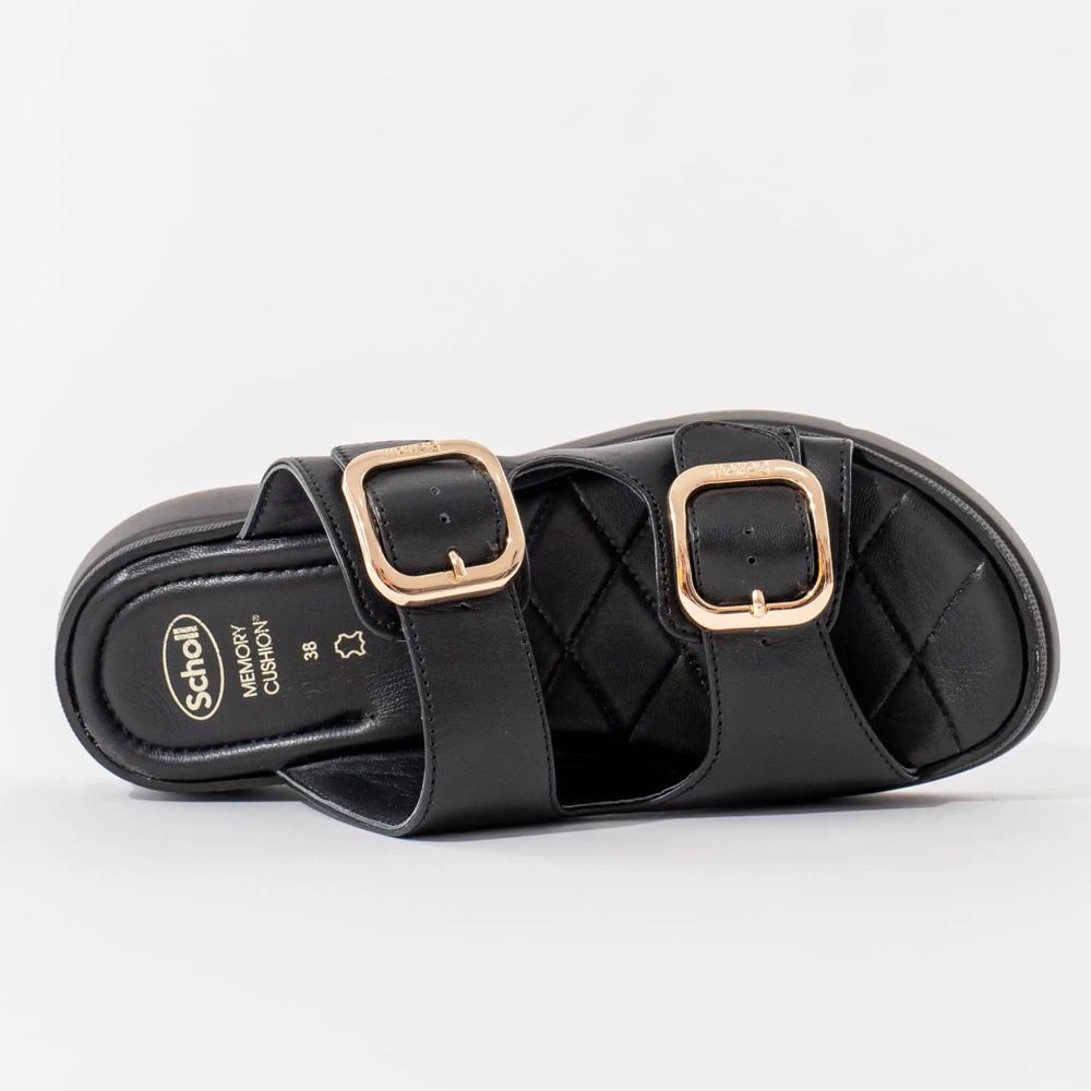 Scholl Ženske papuče Bali Buckle, Black slika 3