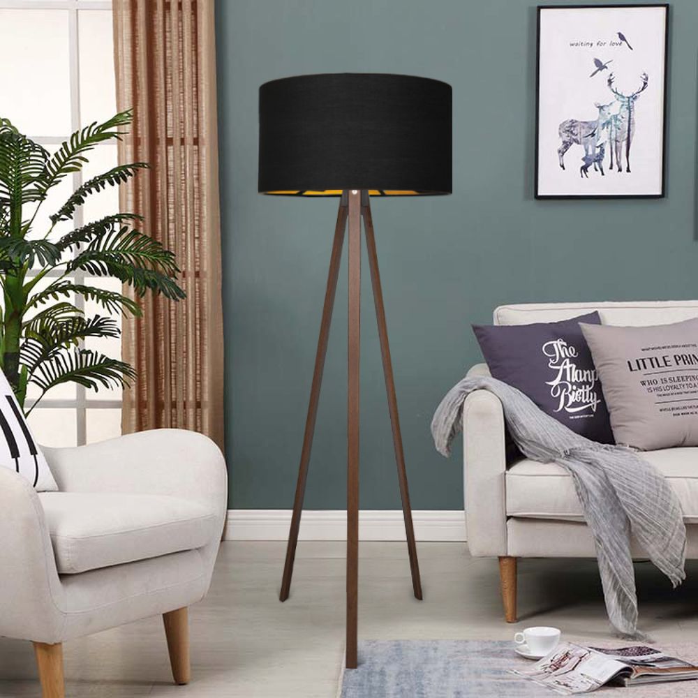 Podna Lampa AYD-3059 - Crna i Bakrena slika 1