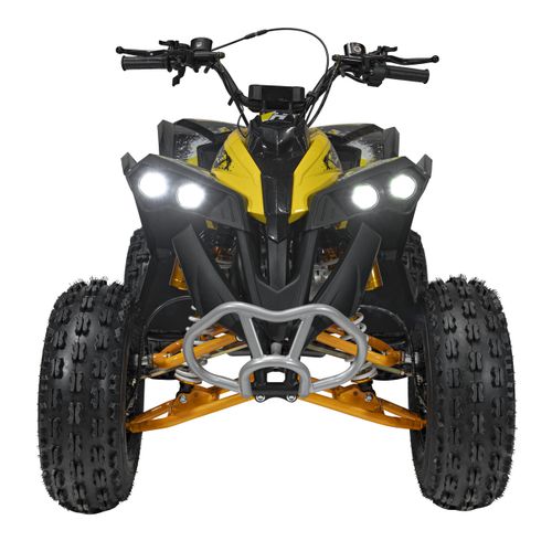 Quad na akumulator RENEGADE HighPer 125CC Combustion - žuti slika 2