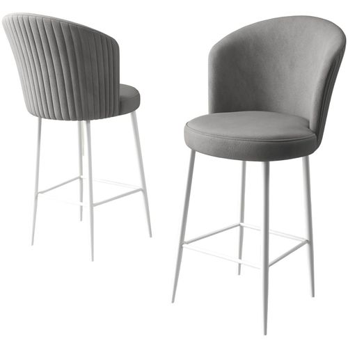 Fora - Grey, White Grey
White Bar Stool Set (2 Pieces) slika 3