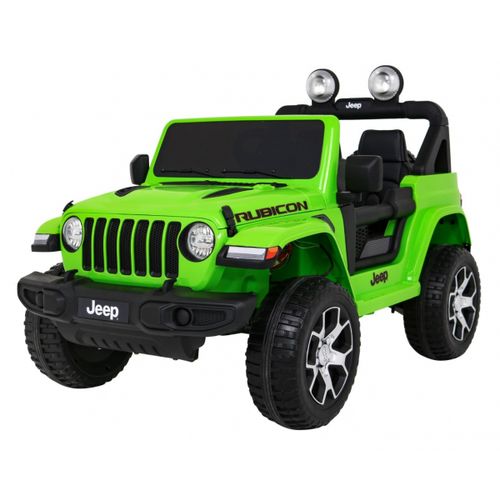 Licencirani auto na akumulator Jeep Wrangler Rubicon 4x4 - zeleni slika 1