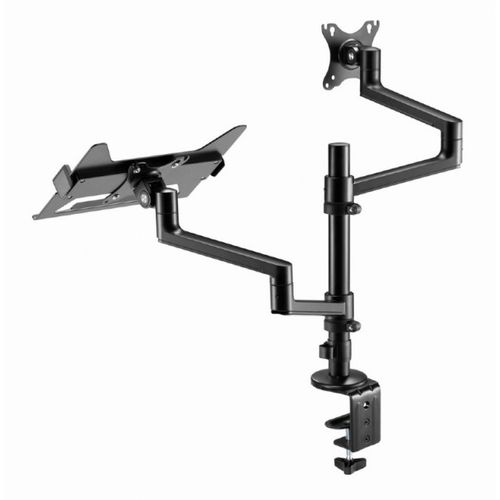 MA-DA-04 Gembird Podesivi stoni drzac za monitor tilt, 17-32 max.8kg + nosac za laptop slika 3