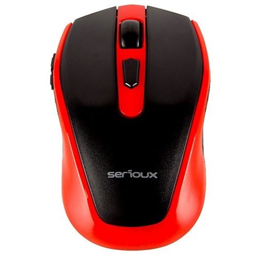 Serioux bežični miš za računalo, SRXM-PST600W-RD slika 1