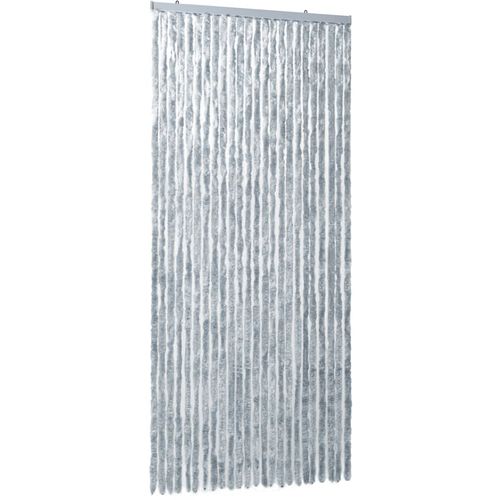 Zastor protiv insekata sivo-bijeli 100 x 220 cm šenil slika 24