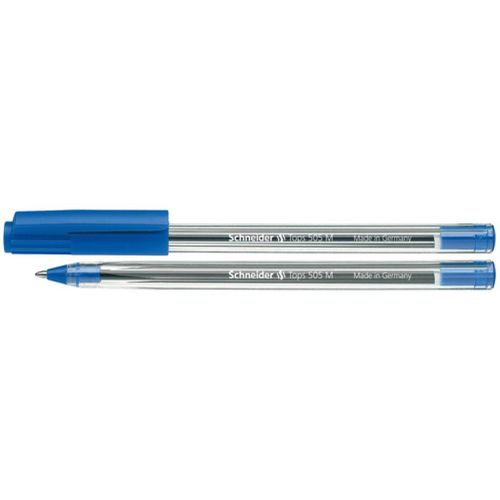 Kemijska olovka Schneider, Tops 505 M, plava slika 1