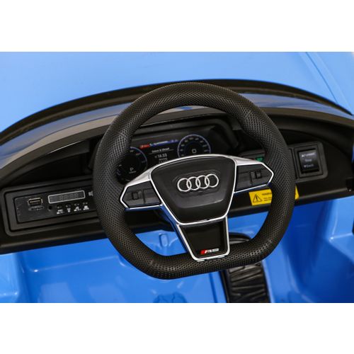 Licencirani auto na akumulator  Audi RS E-Tron GT - plavi slika 9