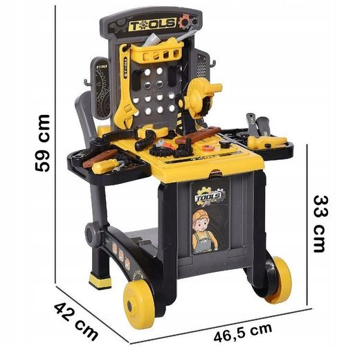 Majstorska Radionica Za Decu Sa Alatima 3U1 Sklopiva Ecotoys slika 6