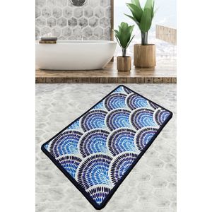 Azul - Blue Multicolor Bathmat