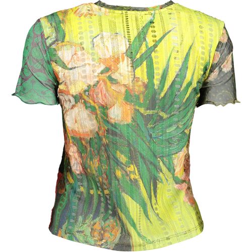 DESIGUAL WOMEN'S SHORT SLEEVE T-SHIRT GREEN slika 2