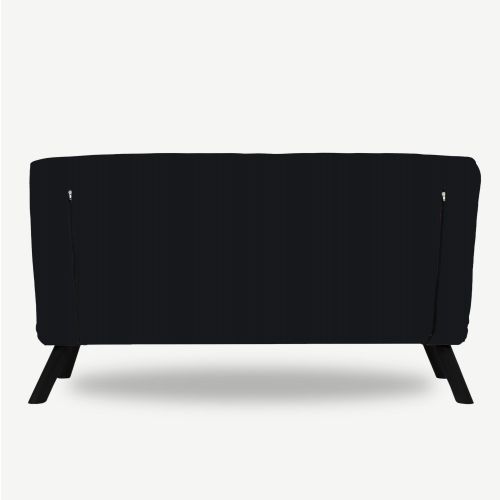 Atelier Del Sofa Dvosjed na razvlačenje, Crno, Sando 2-Seater - Black slika 5