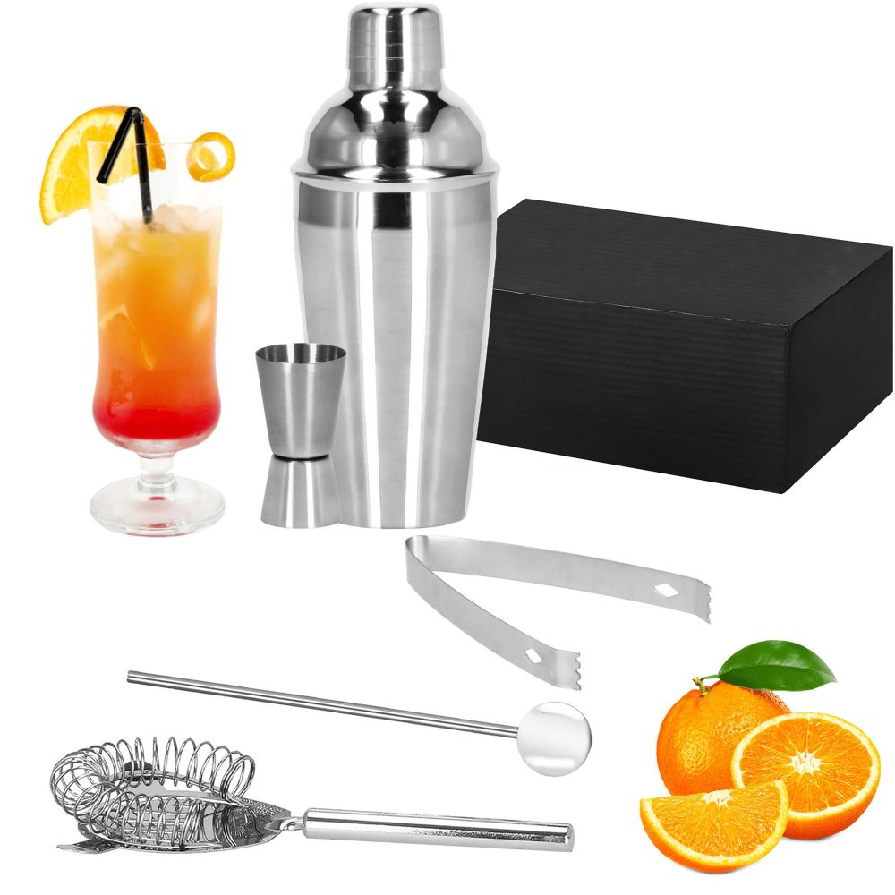 Set za pripremu pića za barmene shaker 750 ml 5 komada slika 4