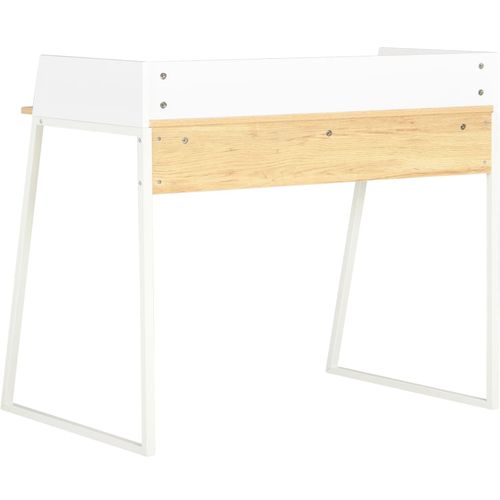 Radni stol bijeli i boja hrasta 90 x 60 x 88 cm slika 22
