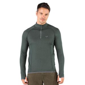 Woolona Muška majica dugih rukava HALLDOR zip