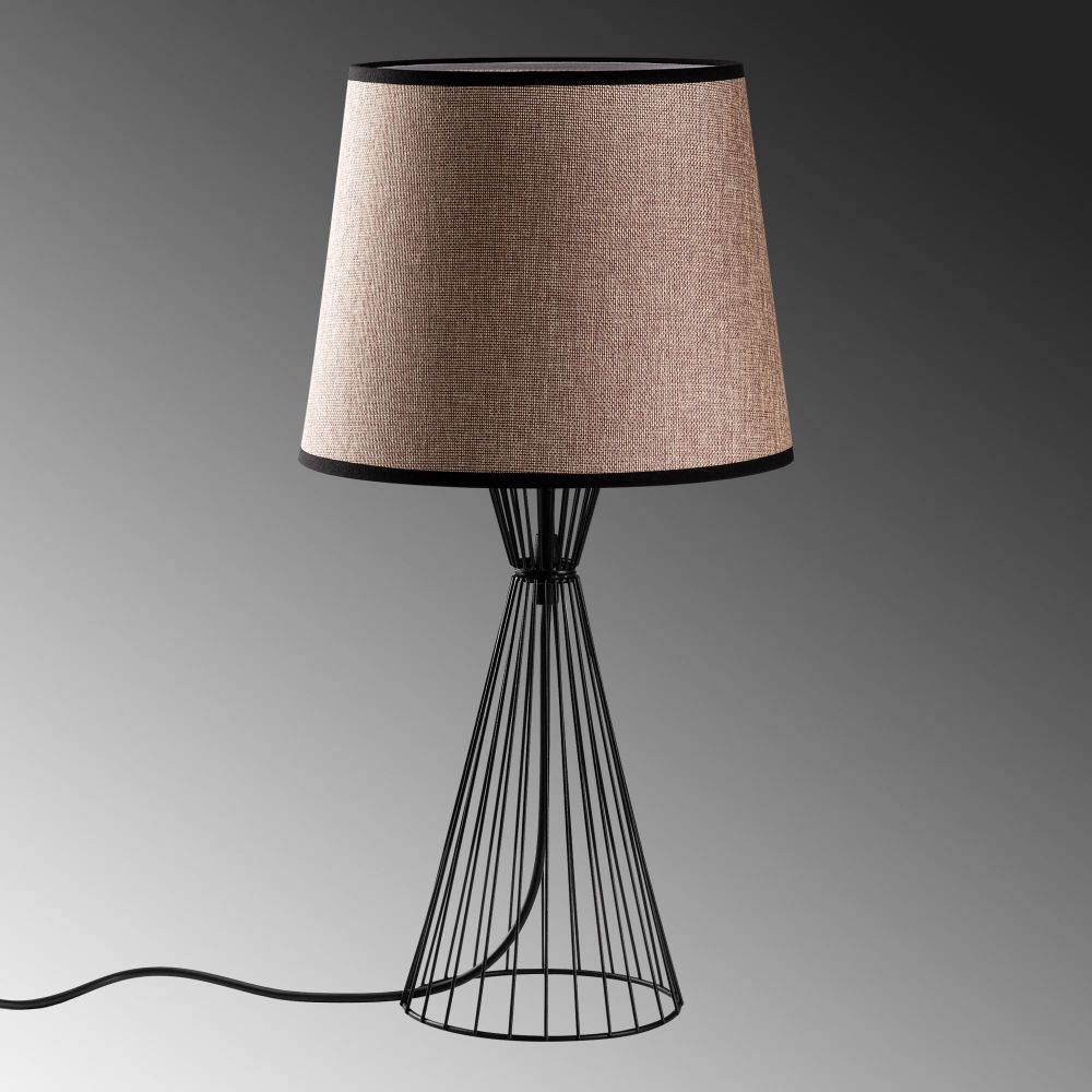 Telıs - 5373 Crna i Smeđa Stolna Lampa slika 6