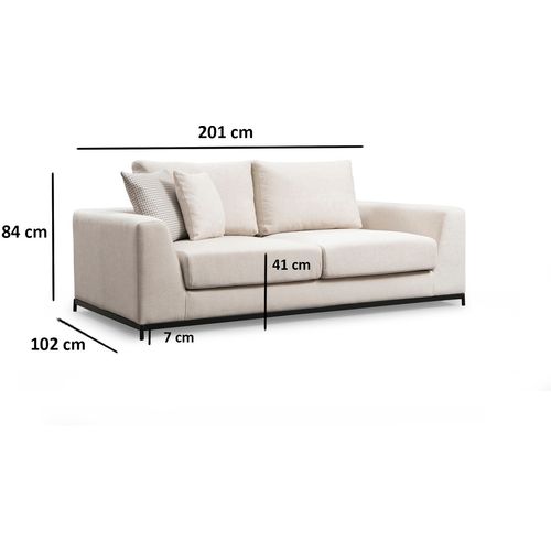 Atelier Del Sofa Dvosjed LINE bež, Line 2 Seater slika 3