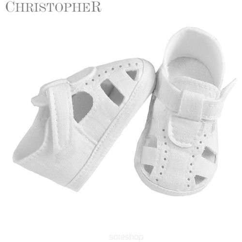 Christopher Baby Club sandalice za dječake bijele slika 1