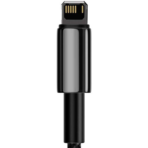 Baseus Tungsten Gold kabel USB na iPhone 2.4A 2m (crni) slika 4