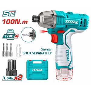 TOTAL 12V Akumulatorski Udarni Odvijač 100N.m