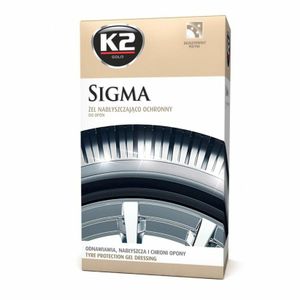 K2 Sigma zaštitni sjajni gel za gume s aplikatorom 500ml