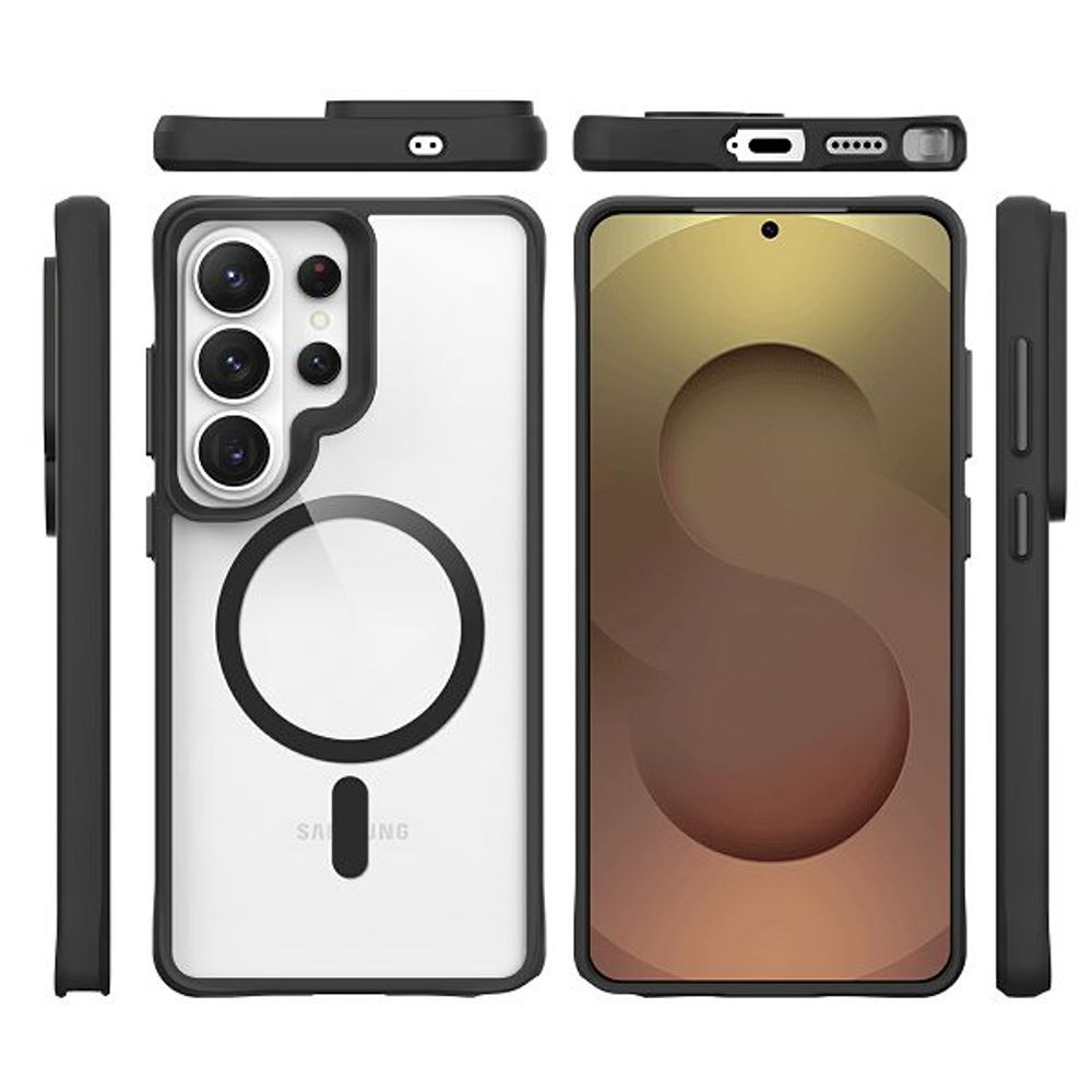 MM TPU SAM GALAXY S26 ULTRA - DROP-PROOF COMBAT X BLACK MAGSAFE SLIM slika 2