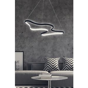 Artisan - Black Body, White Light Black Chandelier