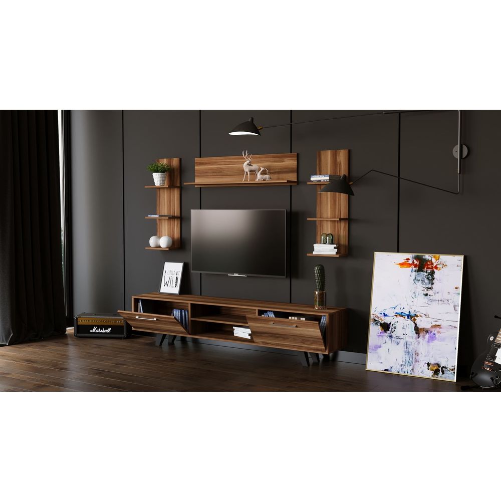 TV Stalak Rb-165 u Drvenim Bojama slika 3