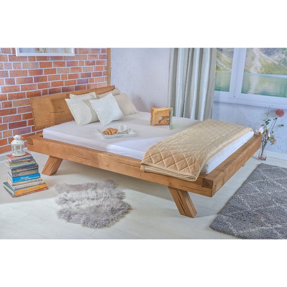 Krevet MALAK 7 200 x 200 cm hrast slika 7