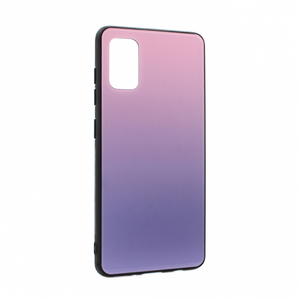 Torbica Glass Mirror za Samsung A415F Galaxy A41 roze