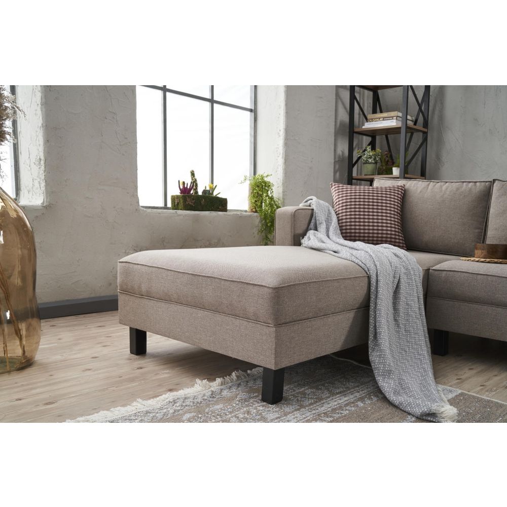 Kale Linen Left - Krem Krem Kutna Sofa slika 5