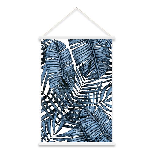 SLIKA KAKAMONO 60x90 - KARA26507 - Blue Palm slika 1