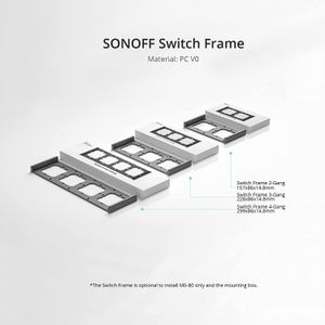 Okvir za prekidač SONOFF tipa M5-80, 4 prekidača