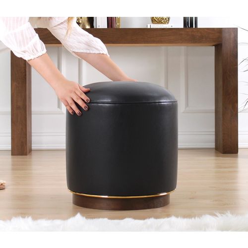 Milotte - Anthracite Anthracite Pouffe slika 3