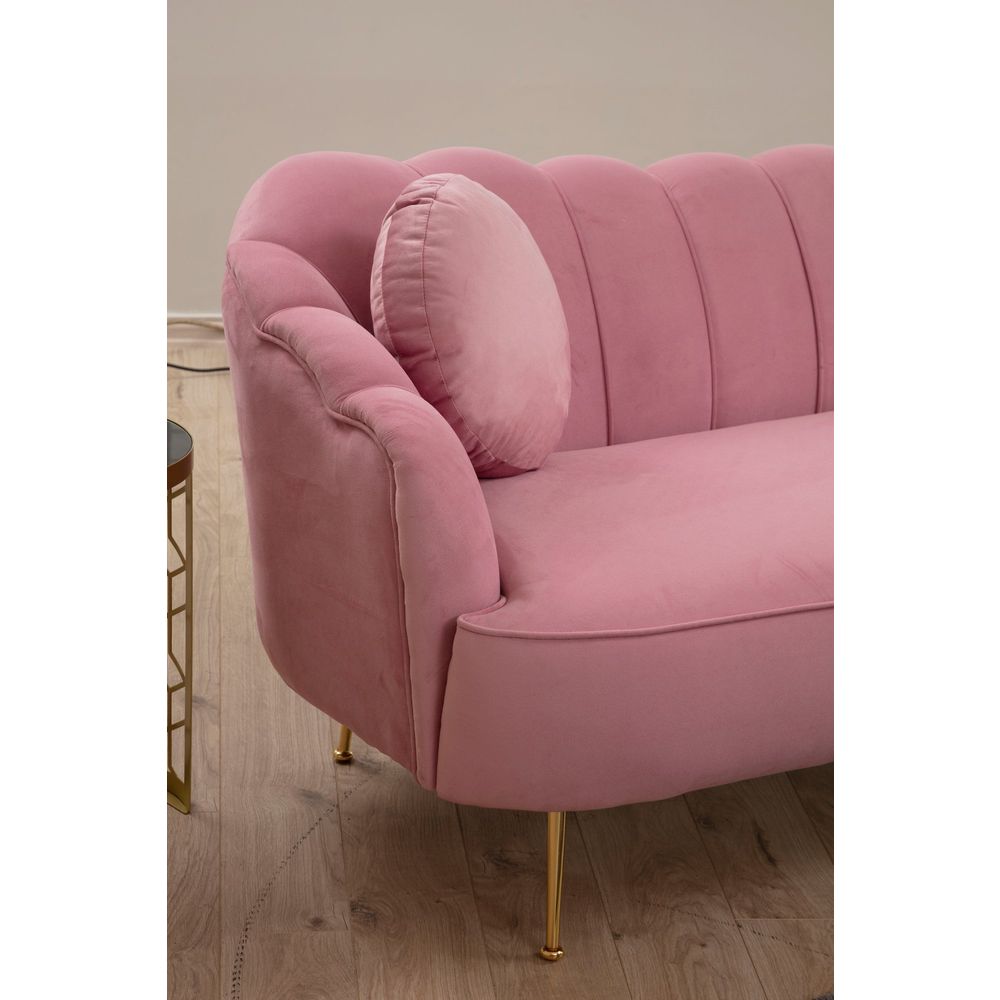 Istiridye - Rose Dusty Rose Sofa za Tri Osobe slika 4