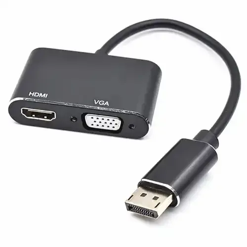 Adapter konverter Displayport - HDMI/VGA 1080p Kettz DP2HV-K12 slika 1